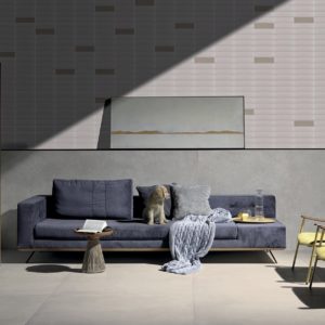 Super Quadra Tile in a living room.